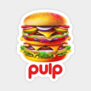 Pulp - 90s Britpop Fan Art Magnet