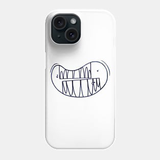 Hand-drawn mouth design Phone Case