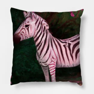 Pink Zebra Pillow