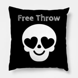 Free Throw / Skull Love Style Pillow