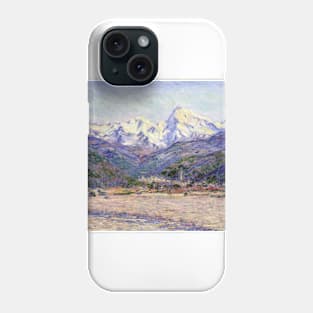 Claude Monet The Valley of the Nervia Phone Case