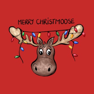 Merry Christmoose - Funny Cute Christmas T-Shirt