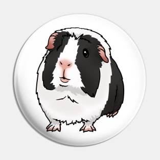 Black Dutch Crested Guinea Pig Pin