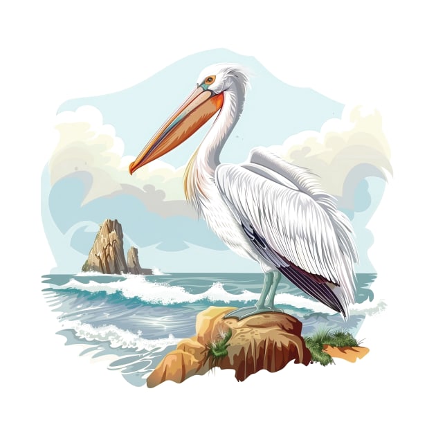 Pelican Art by zooleisurelife