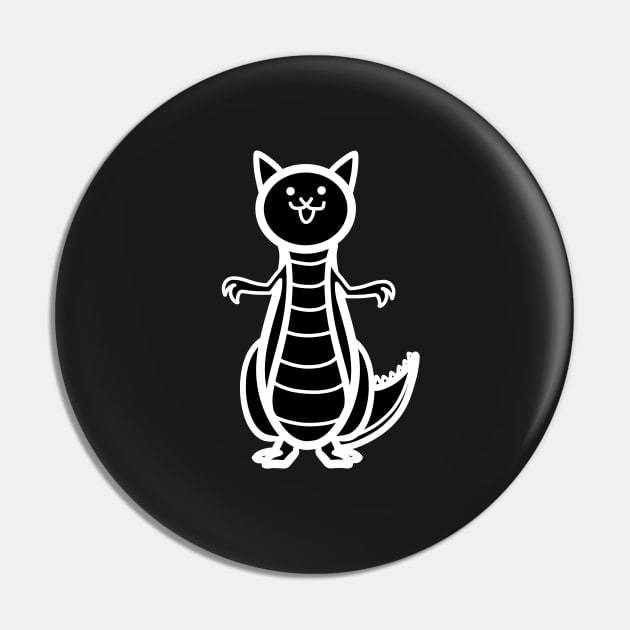 Dragon Cat, Dark Pin by CawnishGameHen