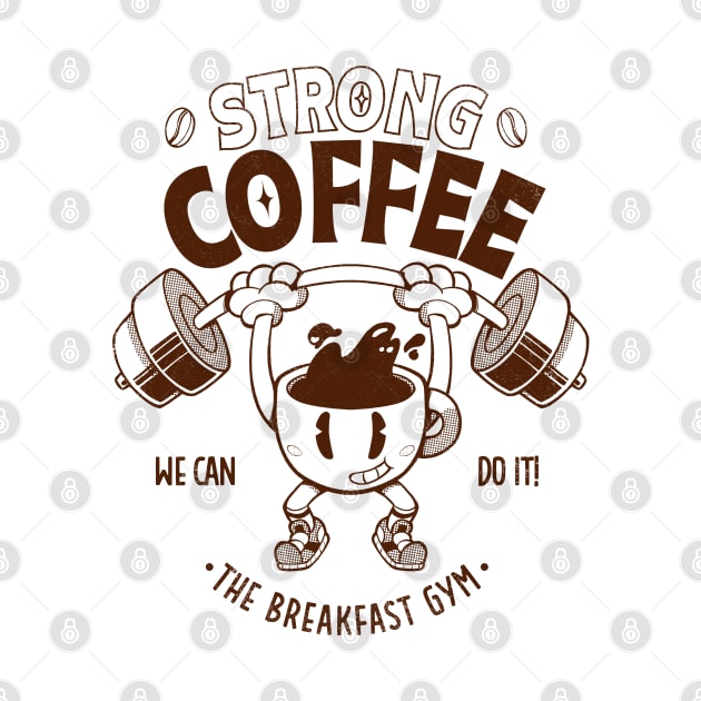 Strong Coffee Gym by kactwo.studio