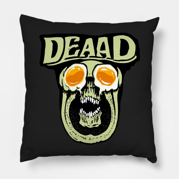 DEEAD-EG Pillow by Valera Kibiks