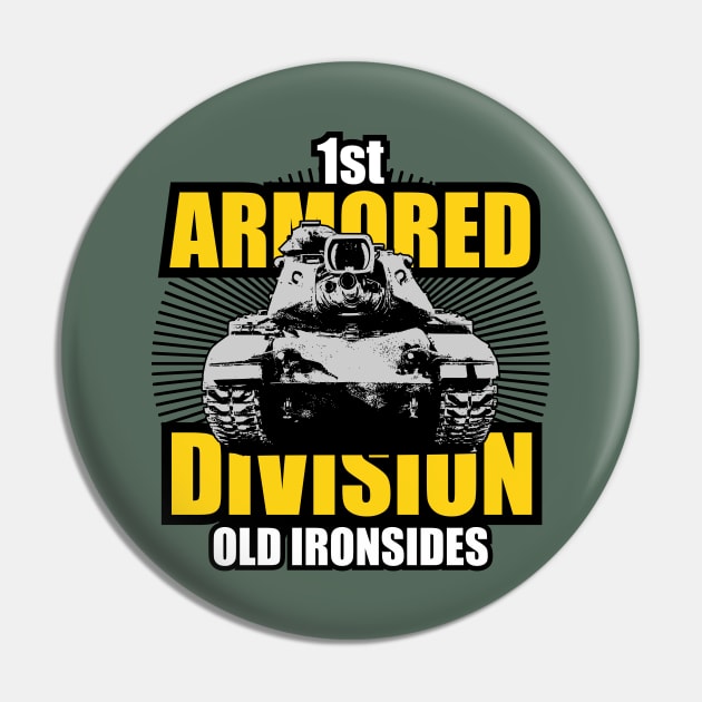 1st Armored Division Pin by TCP