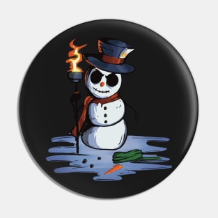 Snow No Mercy (Angry Snowman) Pin