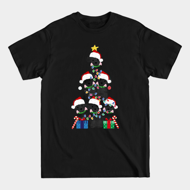 Discover Black Lab Puppy Christmas Tree - Black Lab Christmas - T-Shirt