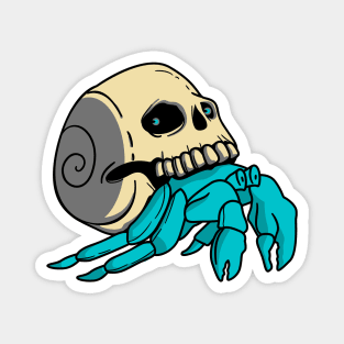 Skull Hermit Crab Magnet