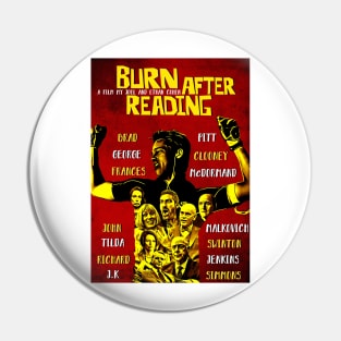 Burn After Reading Pin