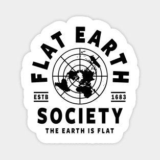 FLAT EARTH SHIRT, FLAT EARTH SOCIETY T-SHIRT, FLAT EARTHER Magnet