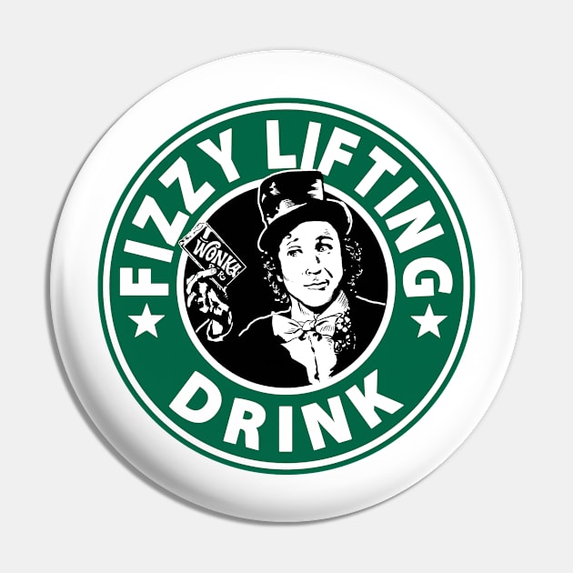 Willy Wonka Starbucks Pin by VintageTeeShirt