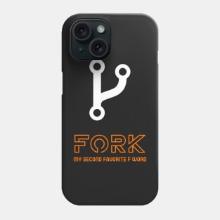 Fork - my second favorite F word Phone Case