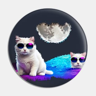 Cosmic Cats in Space Pin