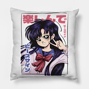 Kawaii Schoolgirl Charm Pillow