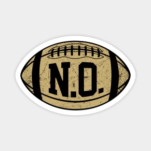 NO Retro Football - White Magnet