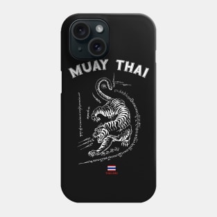 Muay Thai Tiger Sak Yant Tattoo Kickboxing Thailand Phone Case