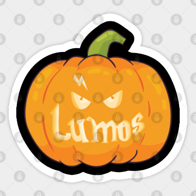 Magical Halloween Jack O Lantern Lumos Maxima Magic Spell Lumos Aufkleber Teepublic De