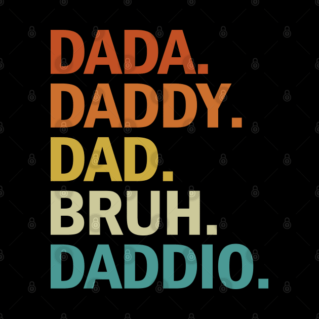 I Went From Dada To Daddy Dad Bruh Daddio by Etopix