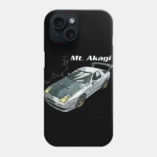 Initial D FC RX7 Drifting - Ryosuke Takahashi RedSuns mt. akagi Phone Case