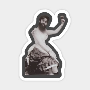 Bearded Lady Toast Magnet