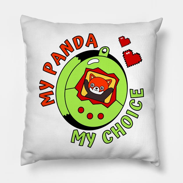 Turning Red My Panda My Choice Pillow by graphicsbyedith