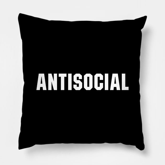 Antisocial Pillow by anupasi