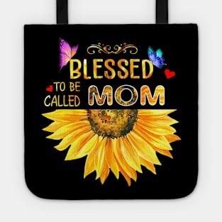 Blessed To Be Called Mom And Grandma Sunflower Mothers Day Tote