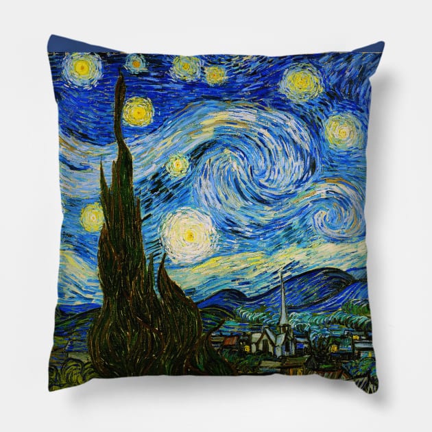 Van Gogh Starry Night Pillow by bragova