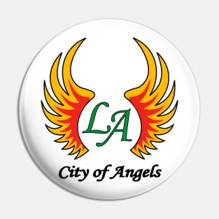 Los Angeles, the city of angels Pin