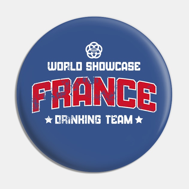 World Showcase Drinking Team - France Pin by Merlino Creative