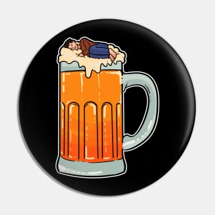 Mans Love - For Beer Lovers Pin