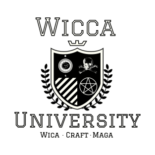 Wicca University sweatshirt, Dark Aesthetic, Goth clothing, plus size wicca art, custom top, Alt clothing, Witch sweatshirt, witch fashion T-Shirt