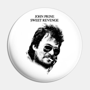 John Prine // Black White Pin