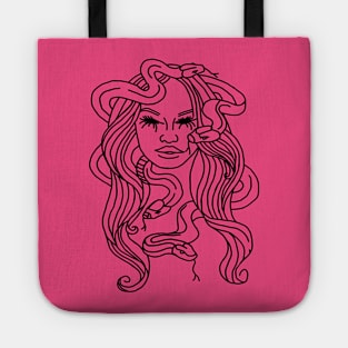 Girl with snake Tote