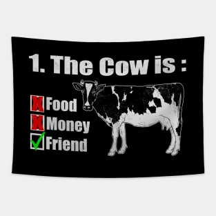 The Cow is a friend Tapestry