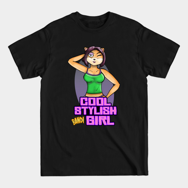 Disover Liz Cool Stylish Bandigirl - Crash Bandicoot - T-Shirt