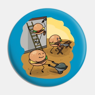 Builder Burgers Pin