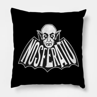 Nosferatu Vintage Dracula Vampire Horror Movie Pillow