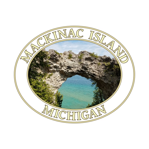 Arch Rock on Mackinac Island in Michigan by GentleSeas