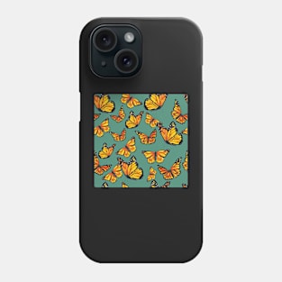 Monarchs in flight Phone Case