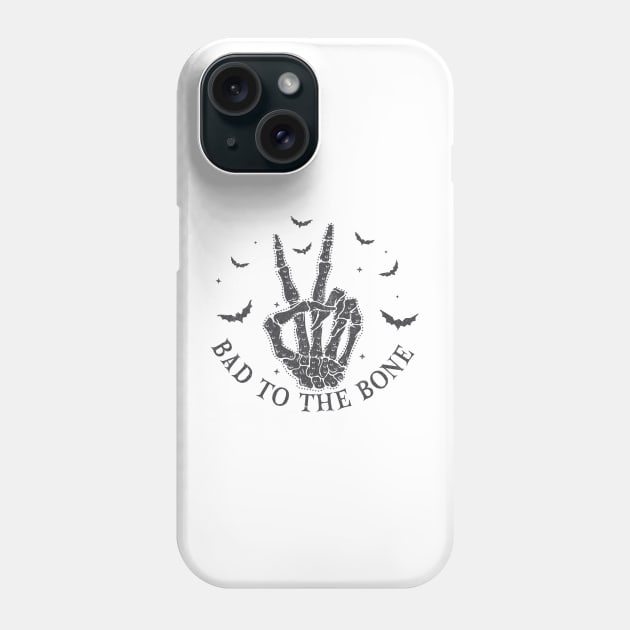 Bad to the bone Phone Case by LifeTime Design