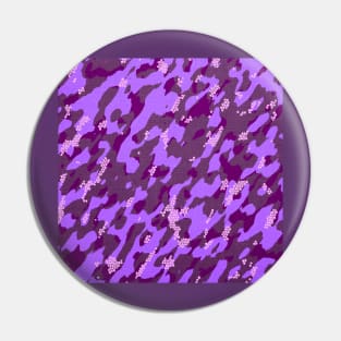 Camouflage - Purple Pin