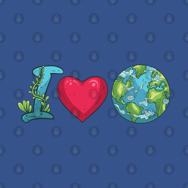 I Love Earth by yudabento