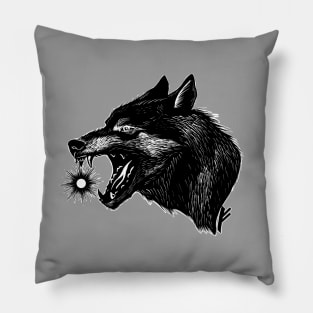 Walking mythology. Wolf Fenrir. Pillow