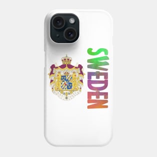 Sweden Coat of Arms Design Phone Case