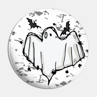 ghost sketch Pin