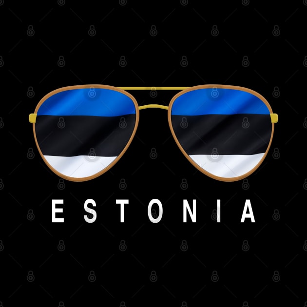 Estonia Sunglasses, Estonia Flag, Estonia gift , Estonian by JayD World